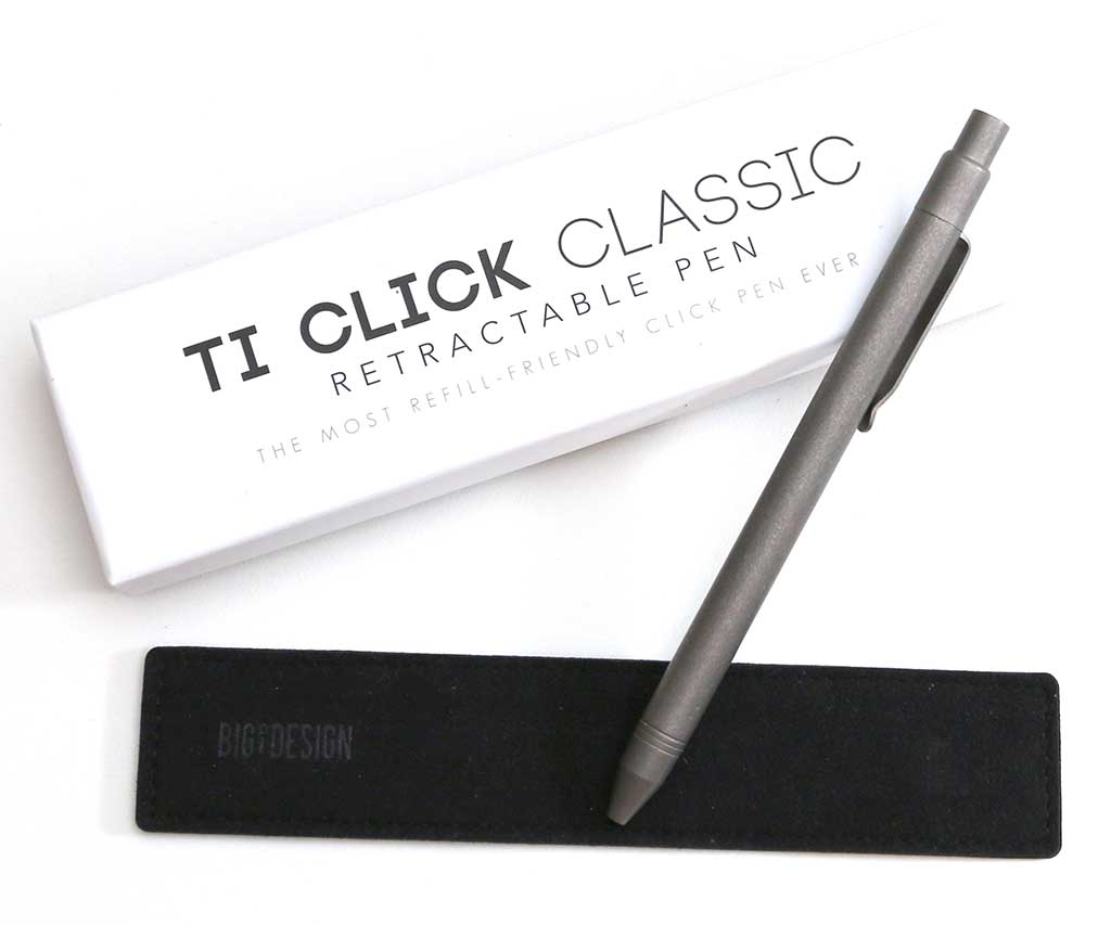 Big Idea Design Ti Click Classic retractable pen review - The